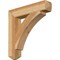 Ekena Millwork Thorton Craftsman Rough Sawn Bracket, Western Red Cedar, 4"W x 22"D x 22"H BKT04X22X22THR04RWR - alternate 1